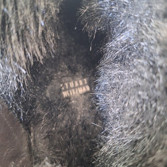 Stuart Weitzman black suede snow boots size 7.5 M‎ - Picture 6 of 9